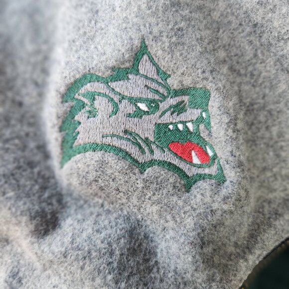 Ripon Jackets MD/L- FOREST GREEN VARSITY JACKET STICHING, PATCHES, PINS - Picture 6 of 7